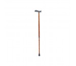 Height Adjusting Cane with Wood Design